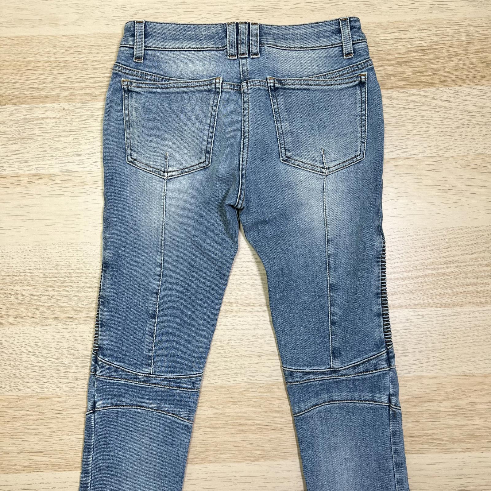 Balmain Moto Skinny Jeans