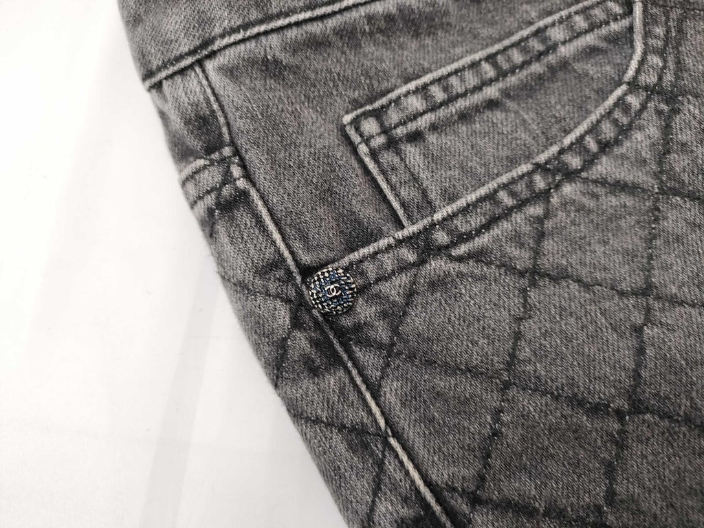 Chanel Matelasse Denim Jeans