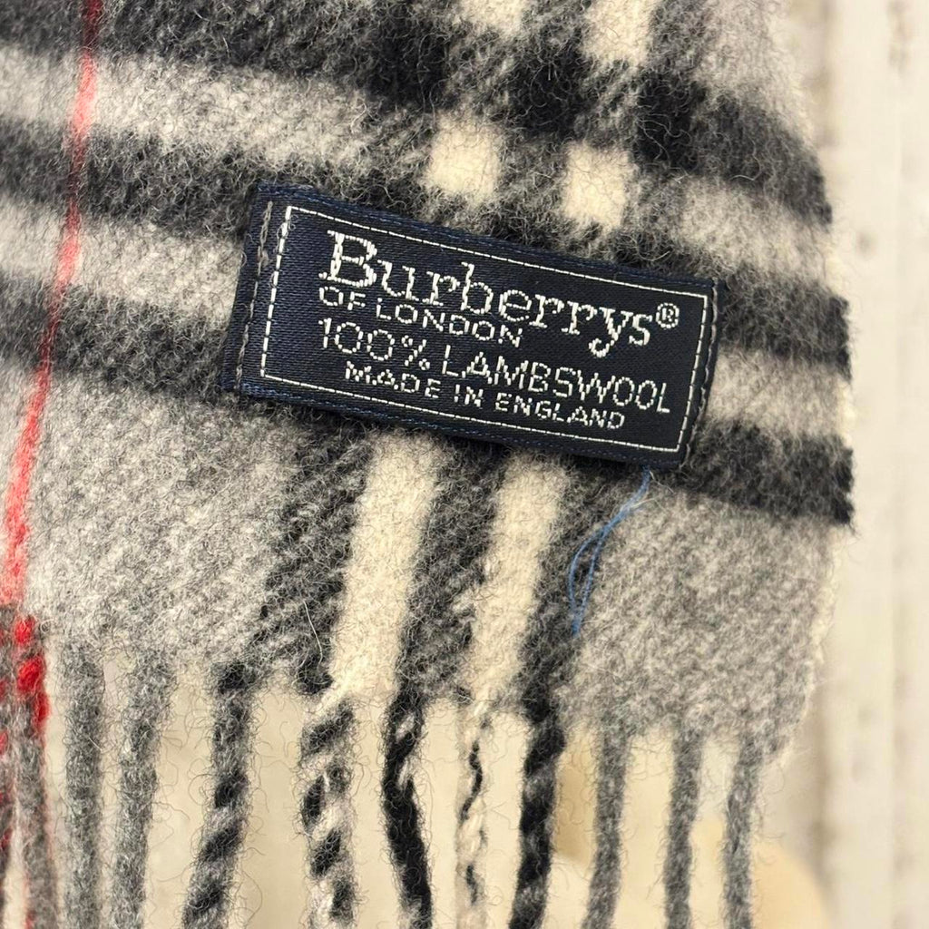 Burberry 100% Lambswool Noa Check Scarf