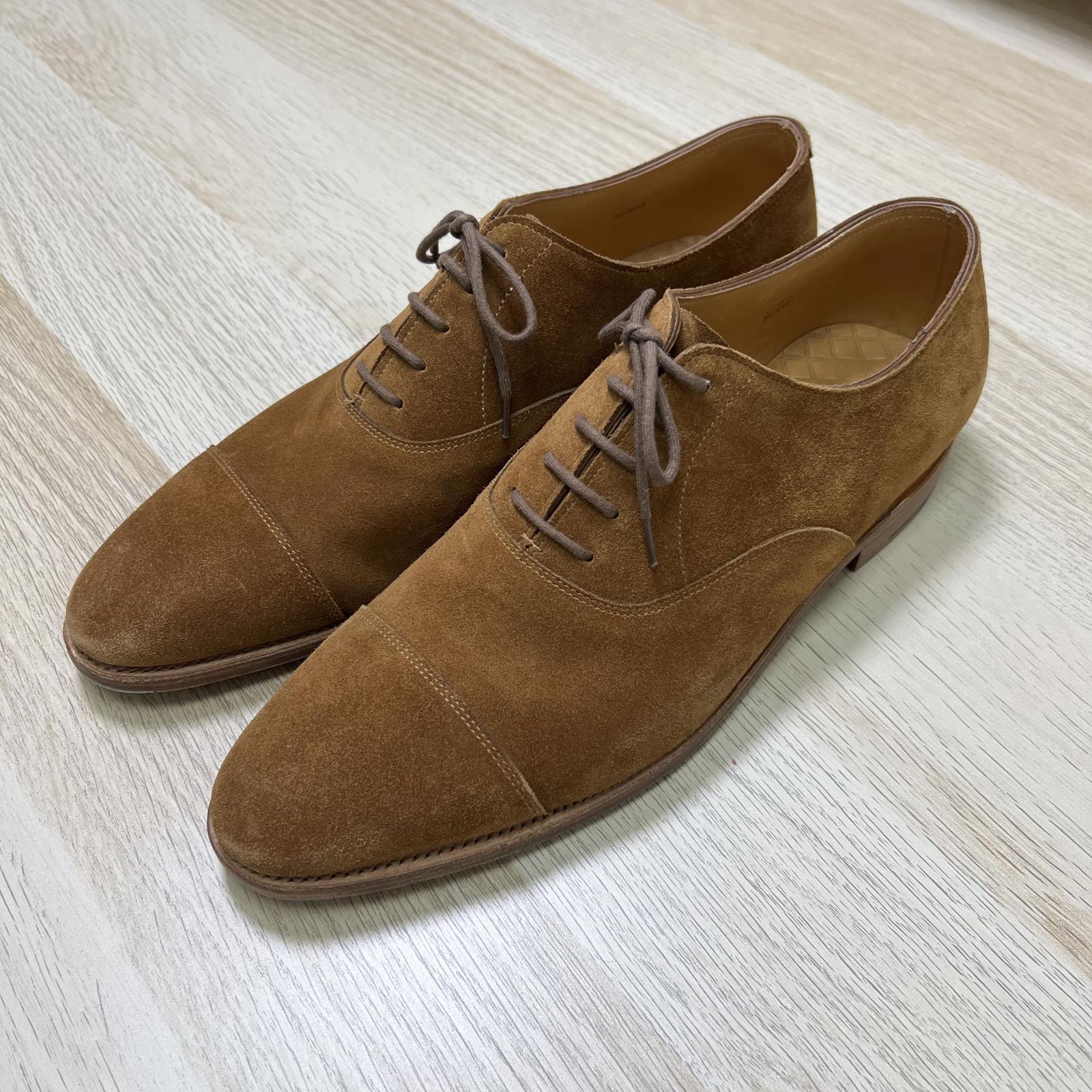 John Lobb Suede Oxford Shoes
