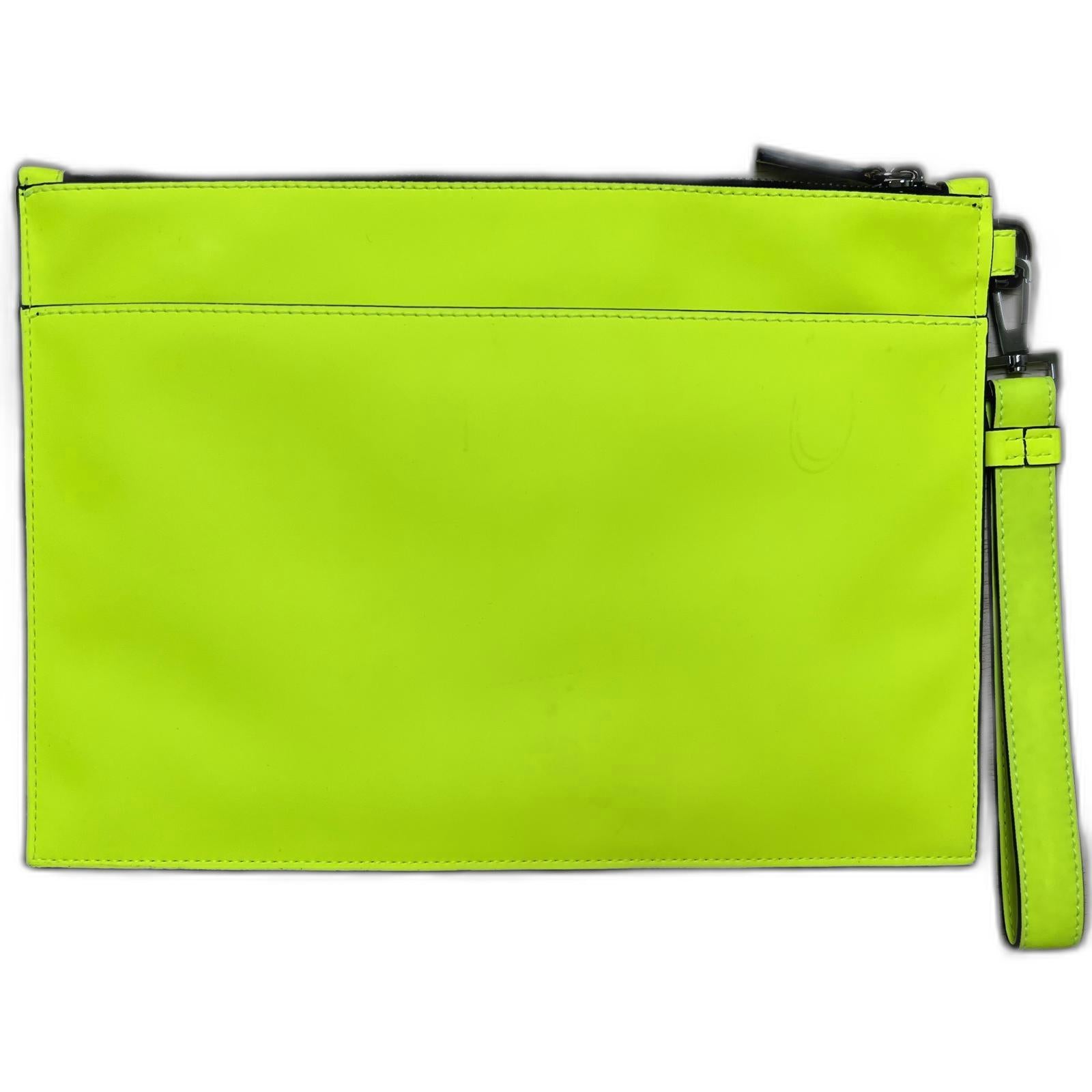 Versace Medusa Leather Clutch Bag