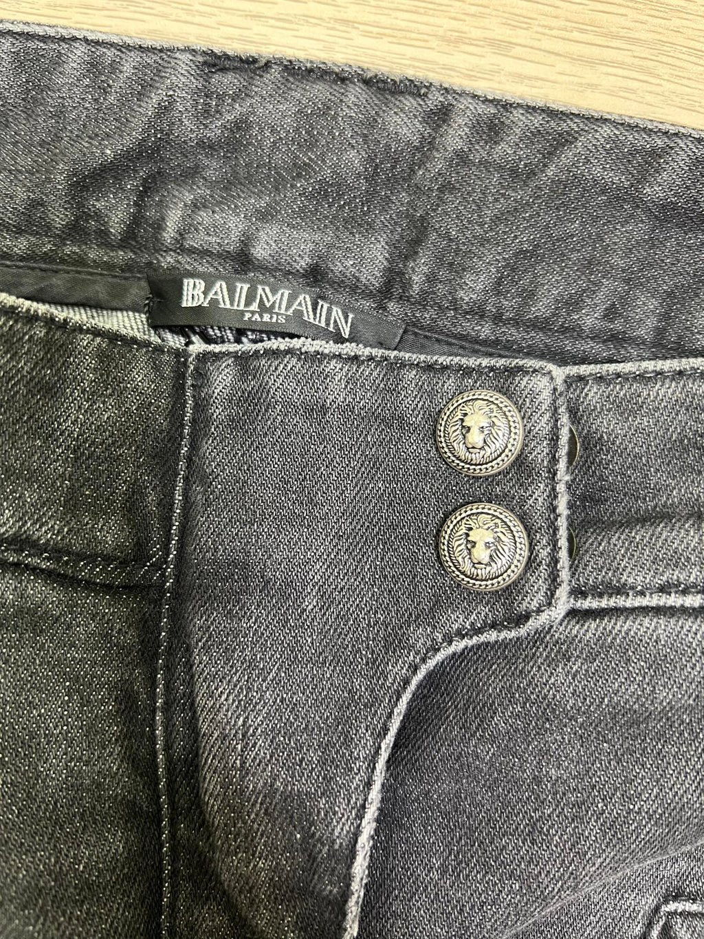 Balmain Moto Skinny Jeans