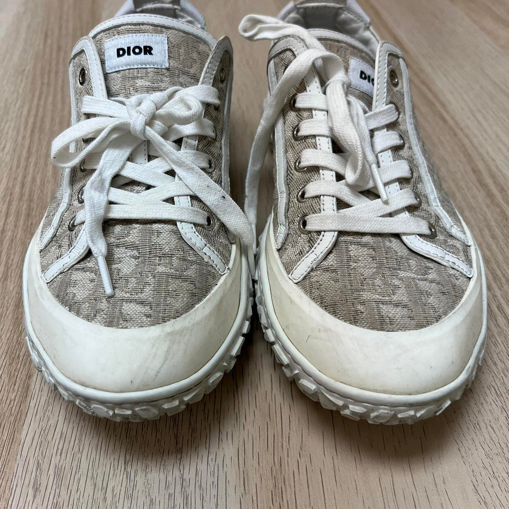 Christian Dior Men's White and Cream Trainer
