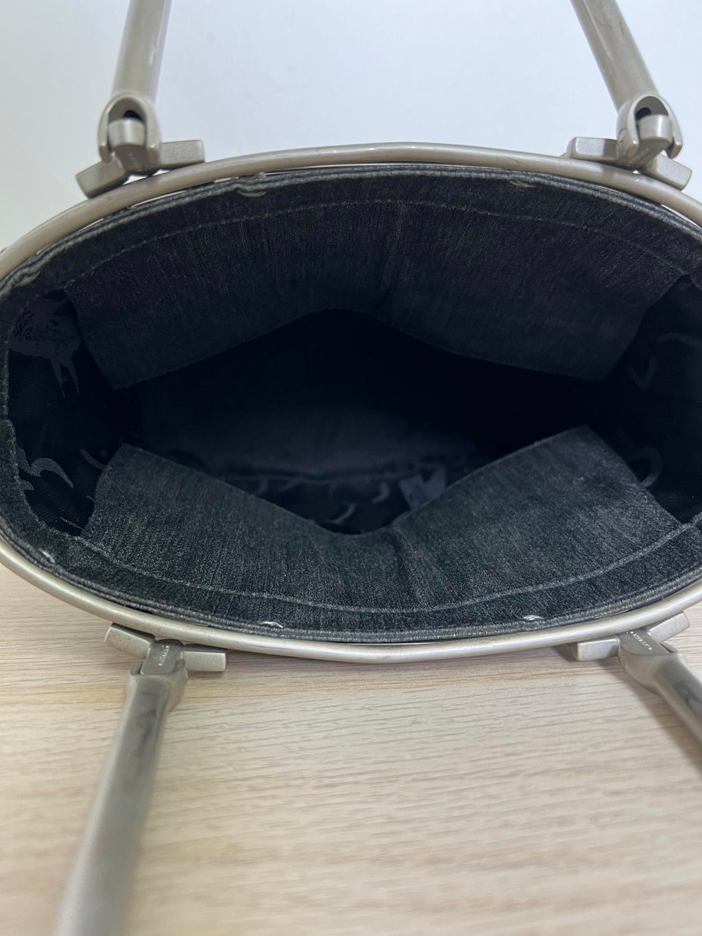 Vintage Salvatore Ferragamo Metal Cage Bag