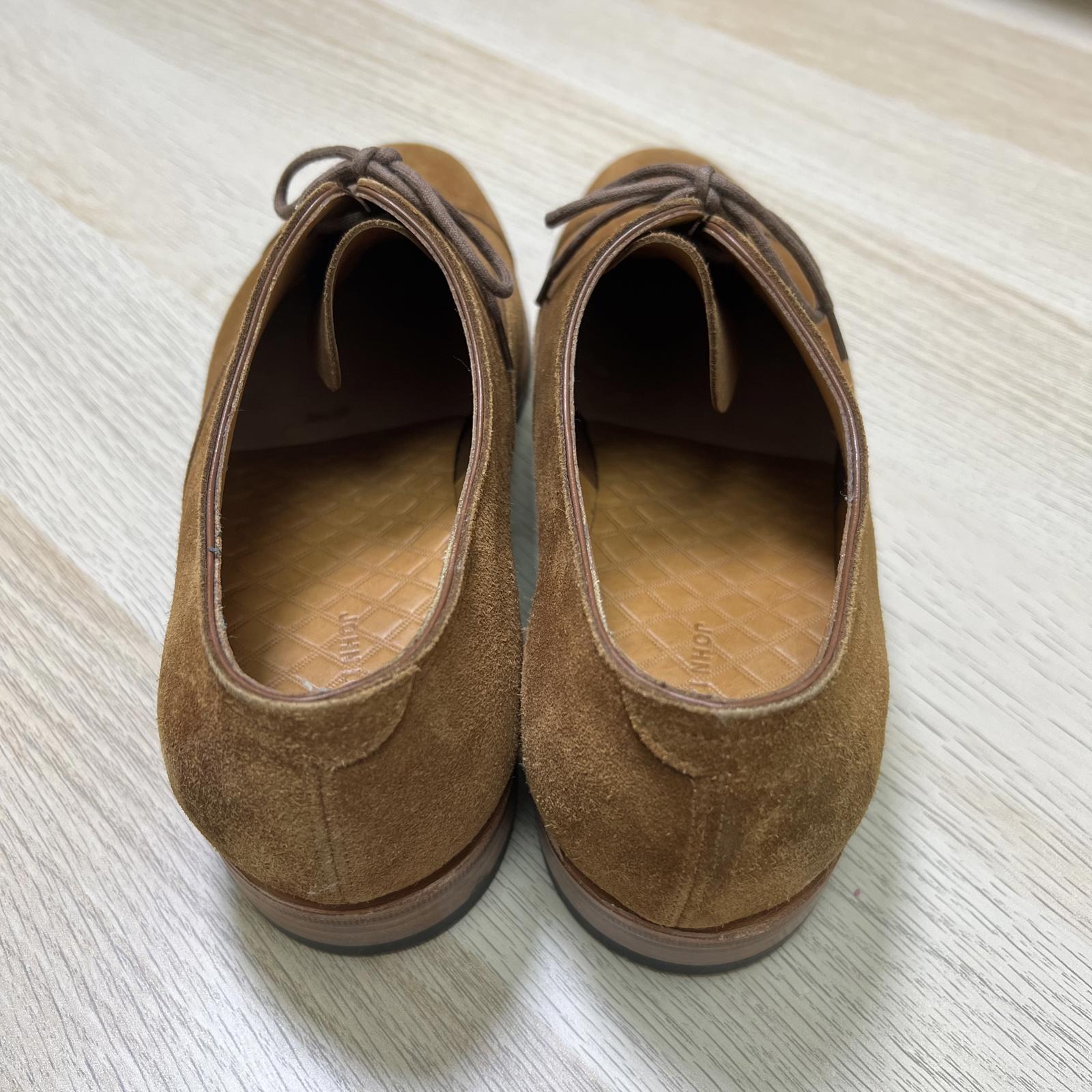 John Lobb Suede Oxford Shoes
