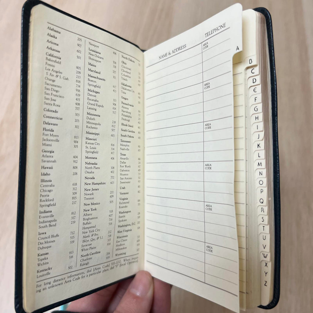 Vintage Tiffany & Co. Leather Address Book