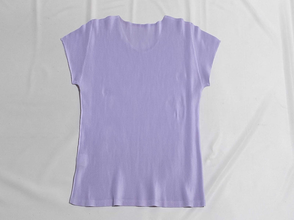Pleats Please Issey Miyake Purple Top