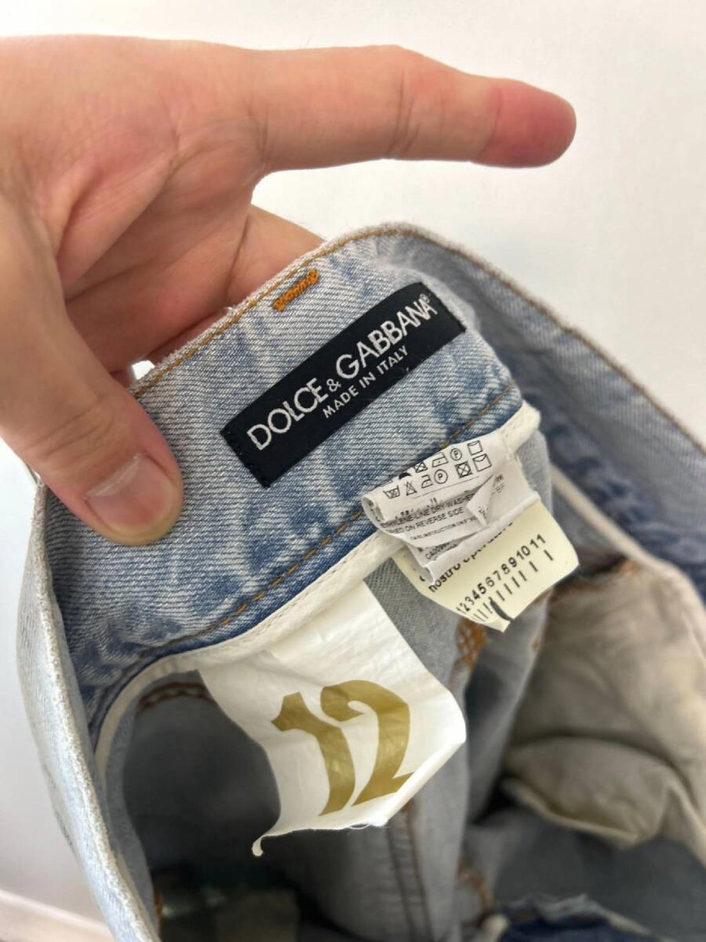 Dolce & Gabbana Y2K Archive Denim Jeans