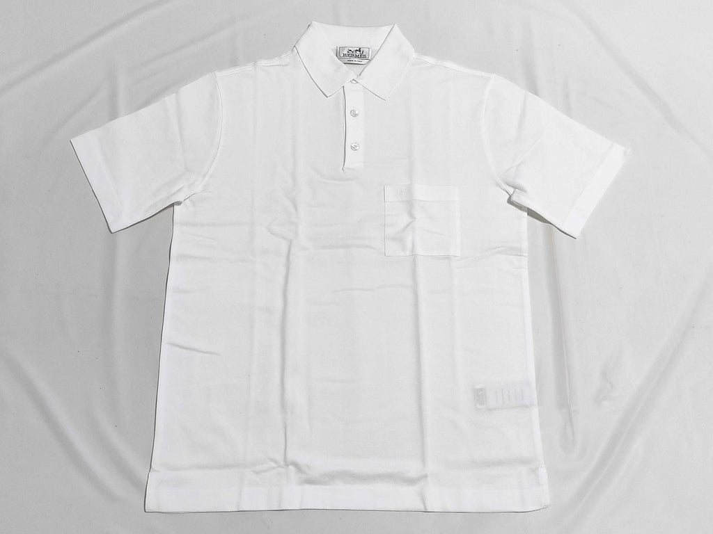 Hermes White Polo Shirt