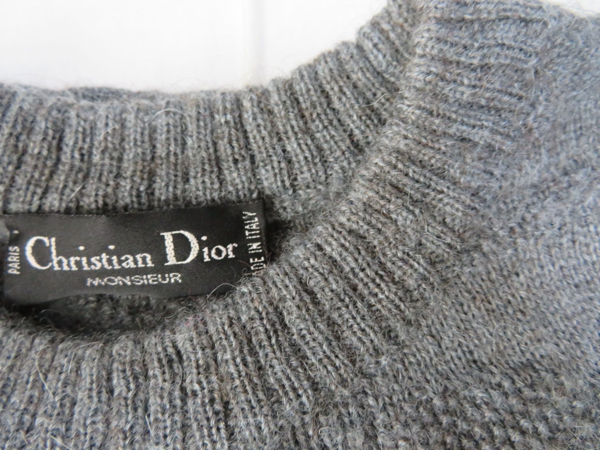 Christian Dior Alpaca/Wool Knitted Sweater