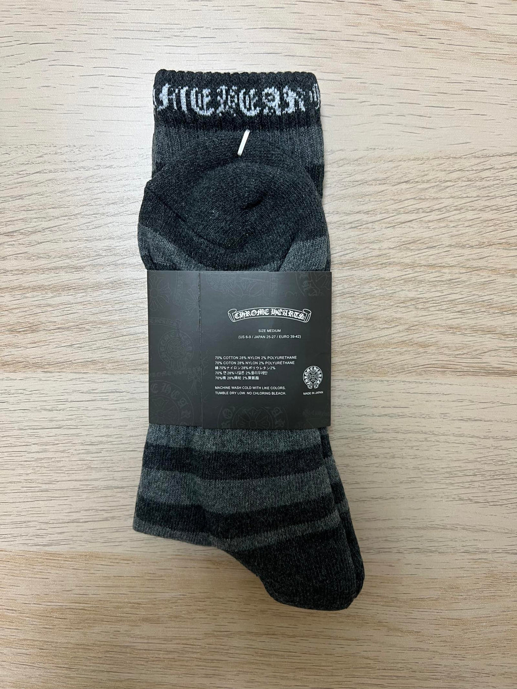 Chrome Hearts Grey Socks