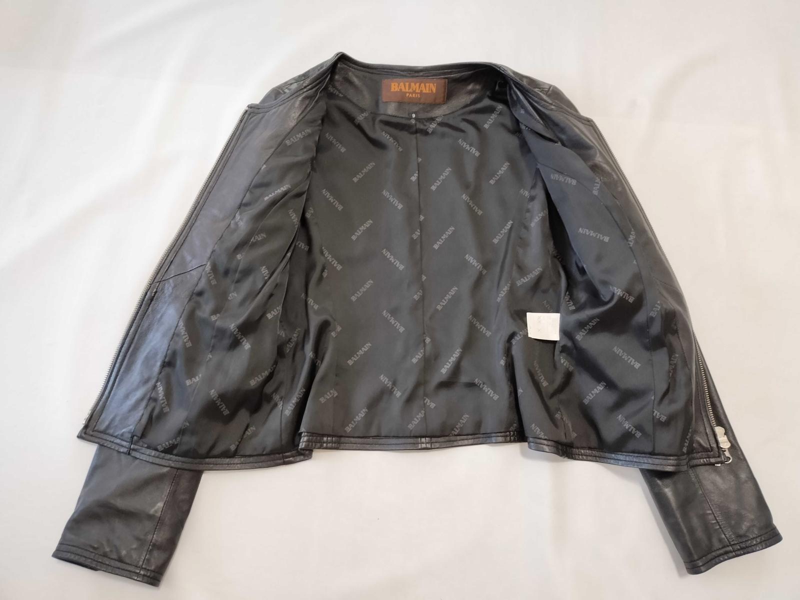 Balmain Quilted Leather Jacket