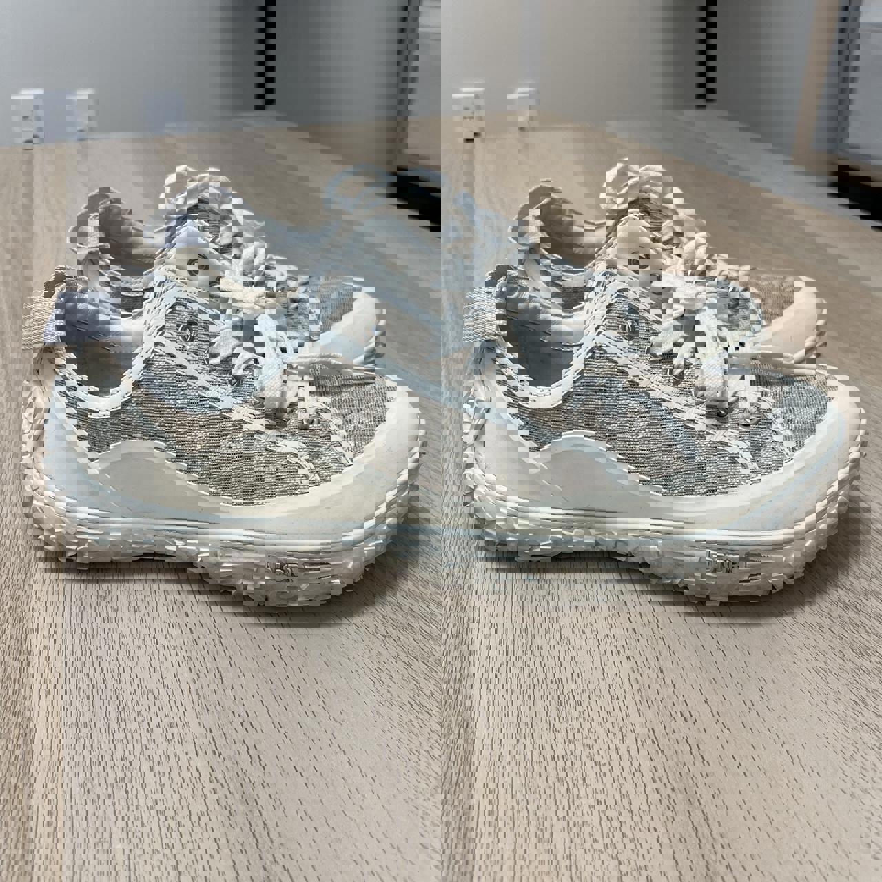 Christian Dior Men's White and Cream Trainer