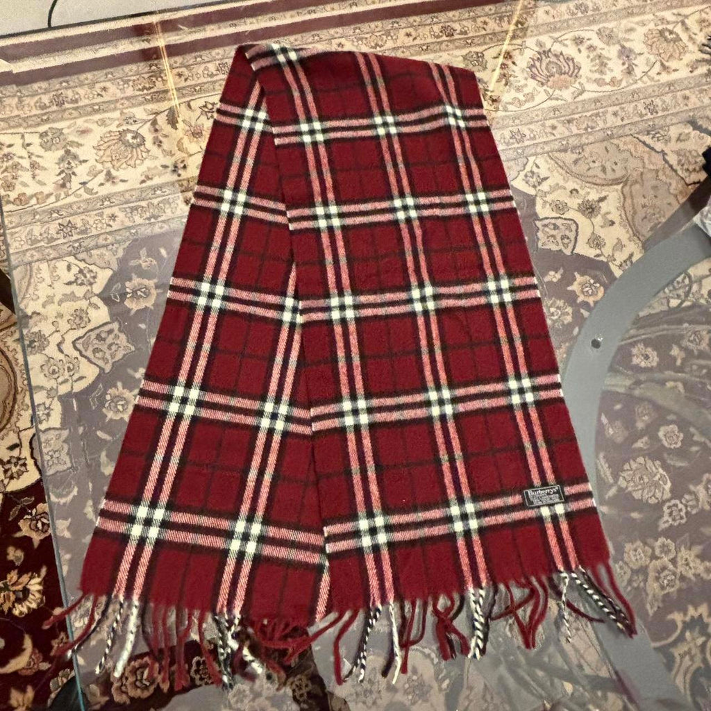 Burberry 100% Lambswool Nova Check Scarf