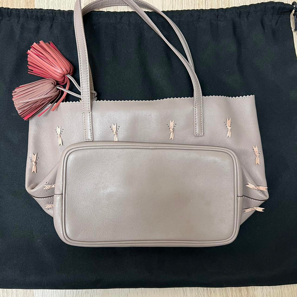 Loewe Anagram Tassel Leather Bag