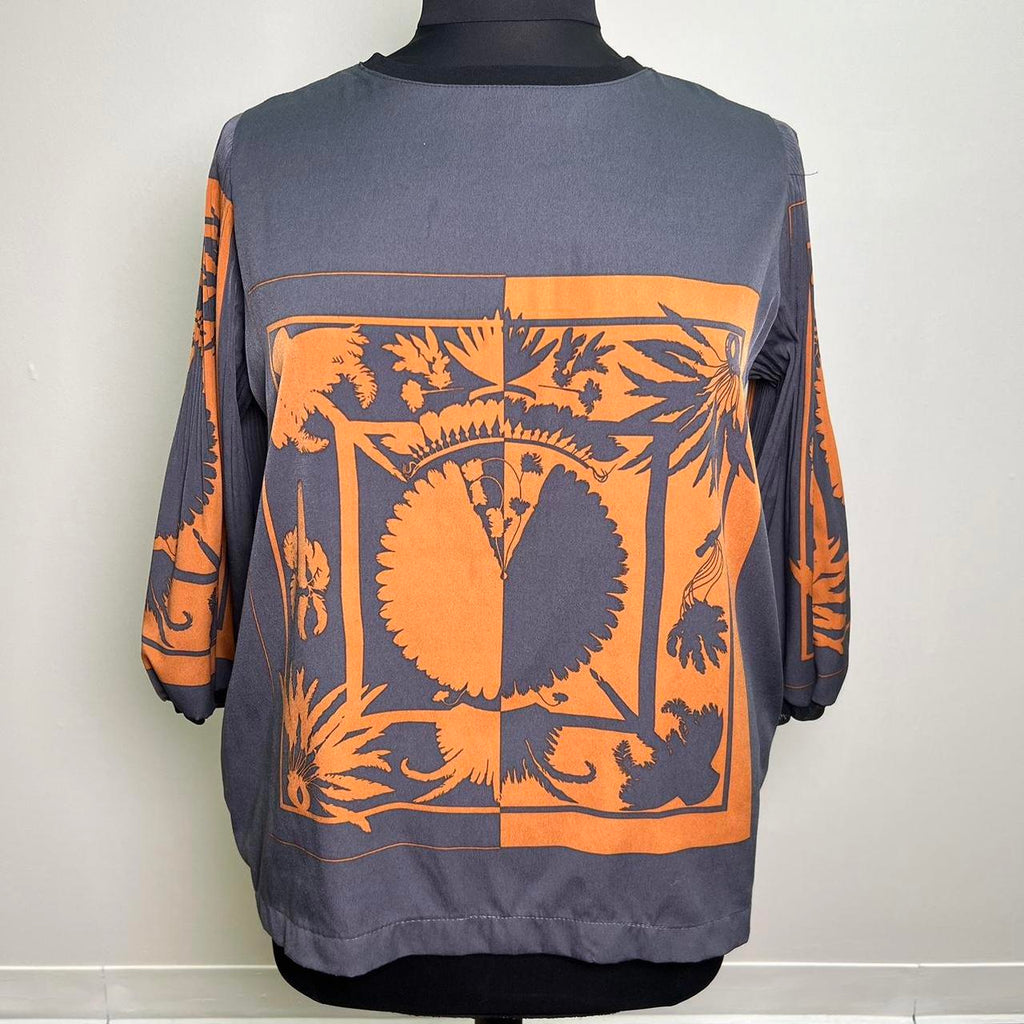 Vintage Orange and Grey Shirt