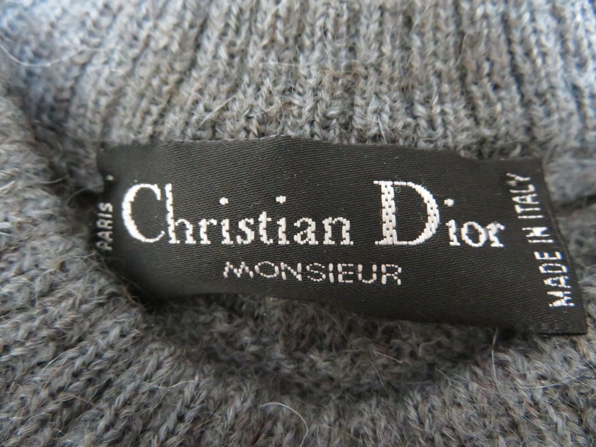Christian Dior Alpaca/Wool Knitted Sweater