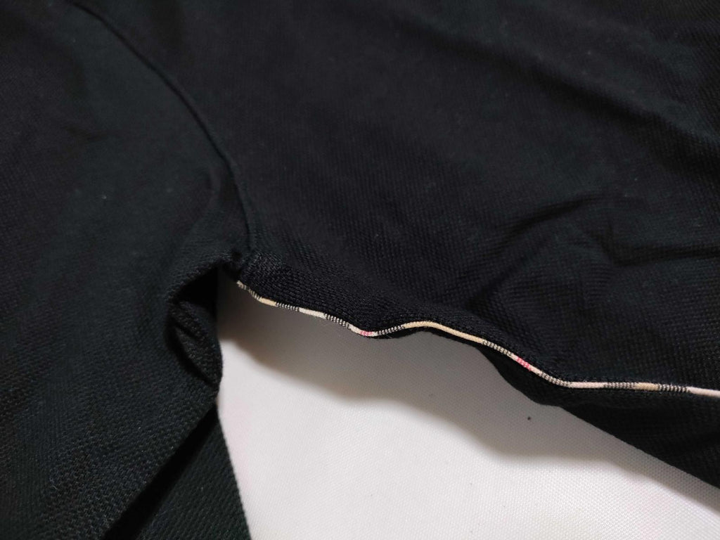 Burberry Golf Long Sleeve Black Polo