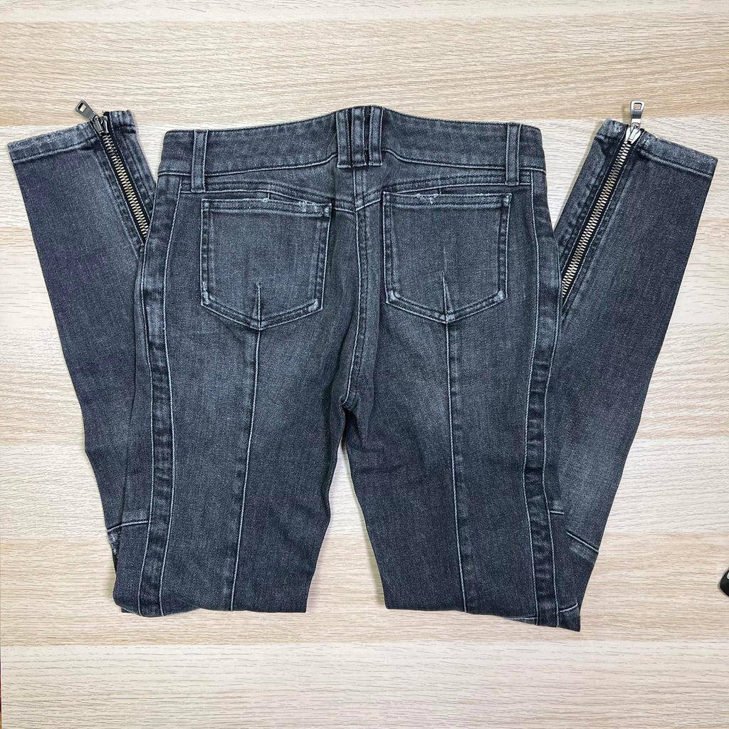 Balmain Moto Skinny Jeans