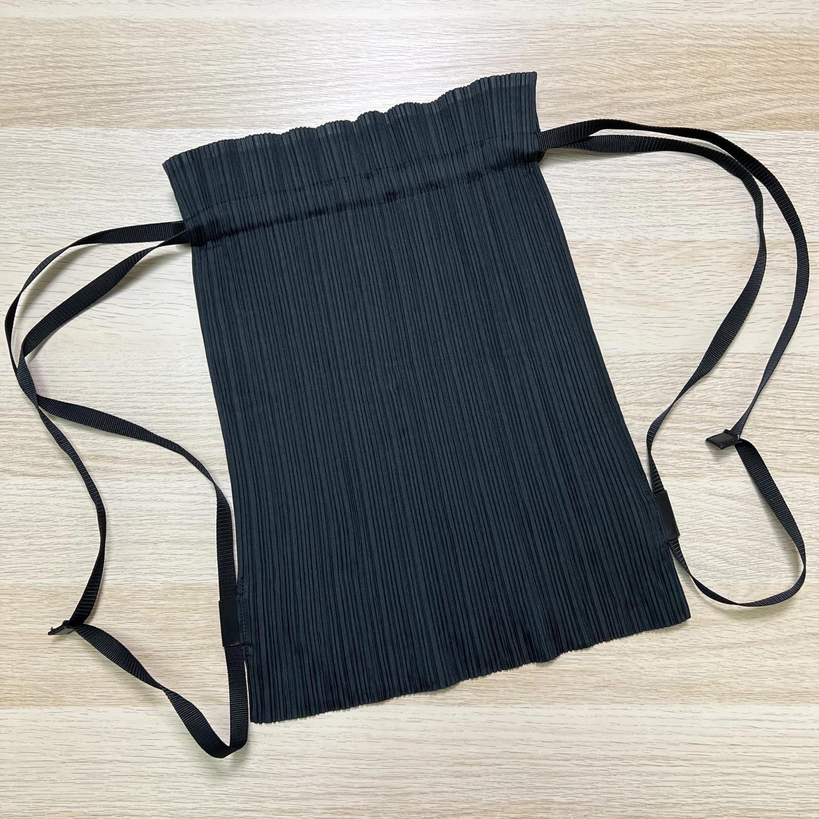 Pleats Please Issey Miyake Beethoven Drawstring Bag